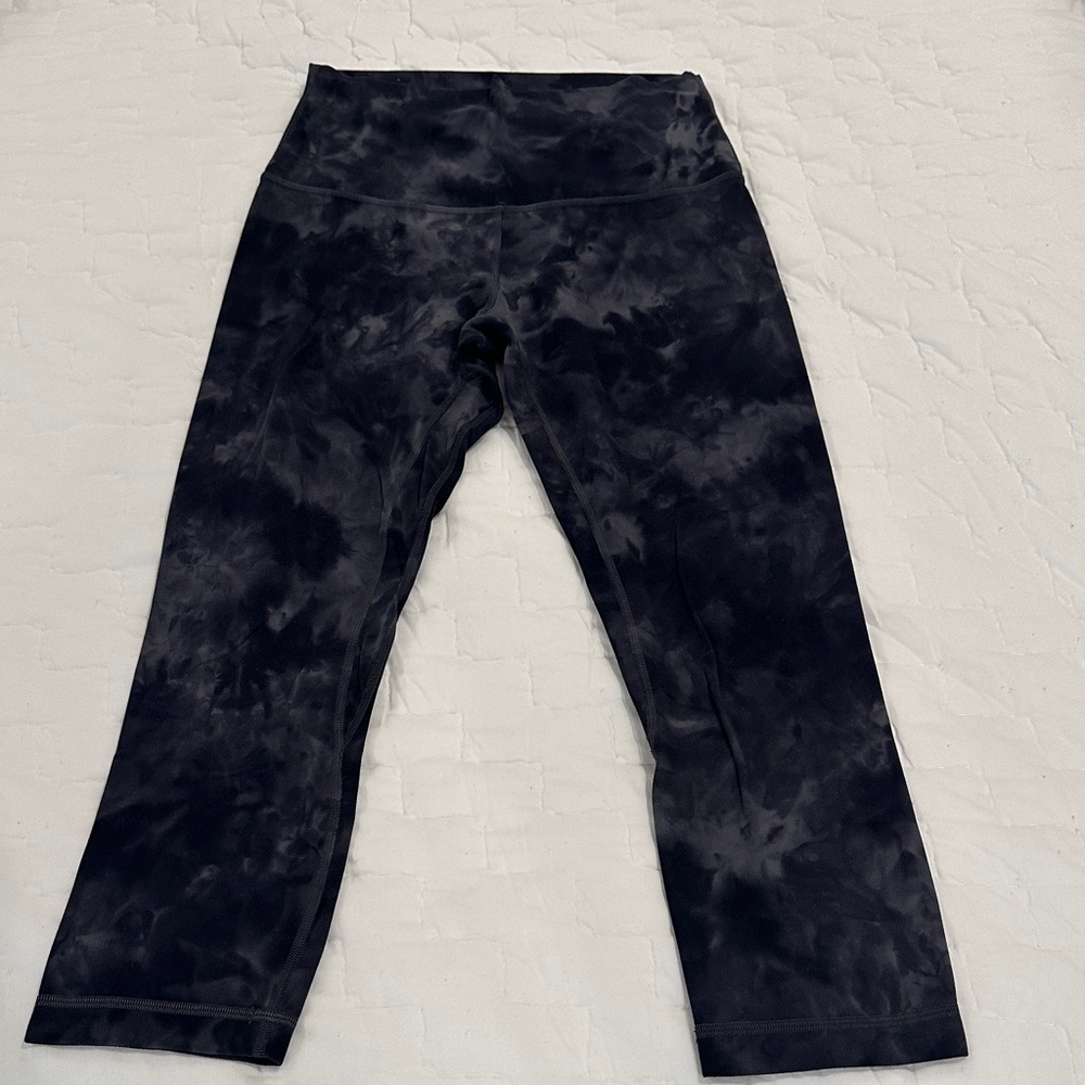 Lululemon Athletica Black Tie-Dye Align Leggings